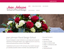 Tablet Screenshot of floraldesignschoolbc.com